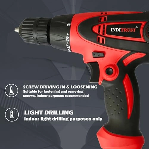 400W Electric Screwdriver Drill Machine - 10mm Variable Speed