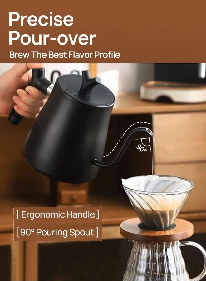 Gooseneck Electric Kettle 1 L White