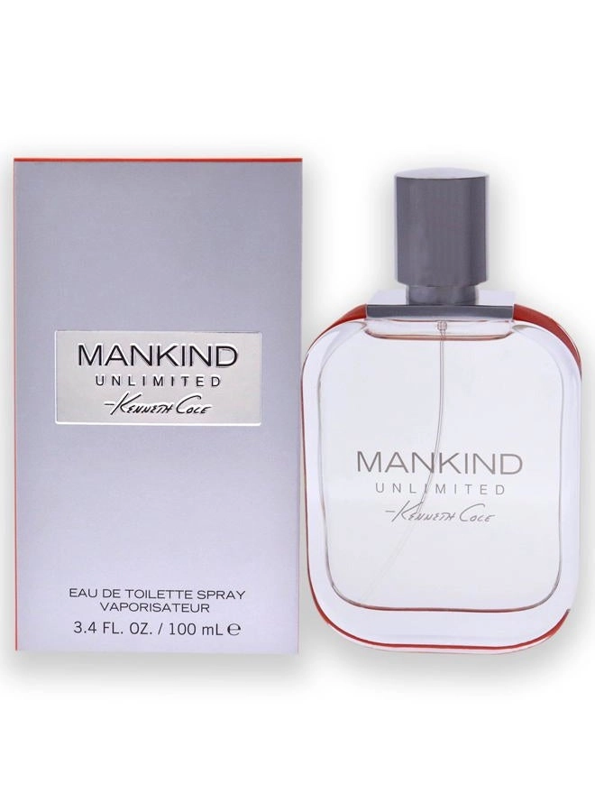 Kenneth Cole Mankind Unlimited Eau de Toilette 3.4 Fl Oz