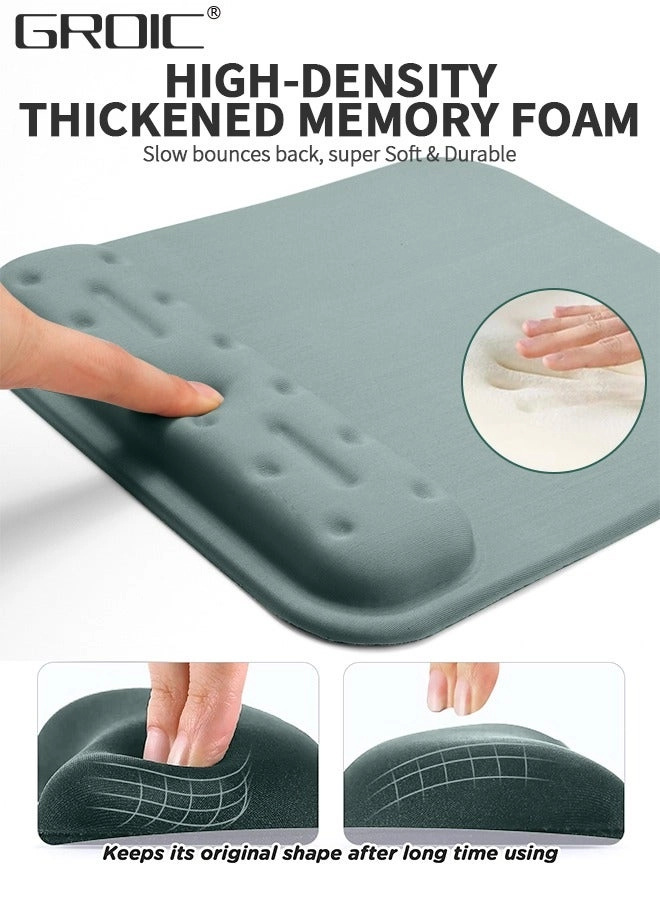 Lycra Ergonomic Mouse Pad - 25x21 cm