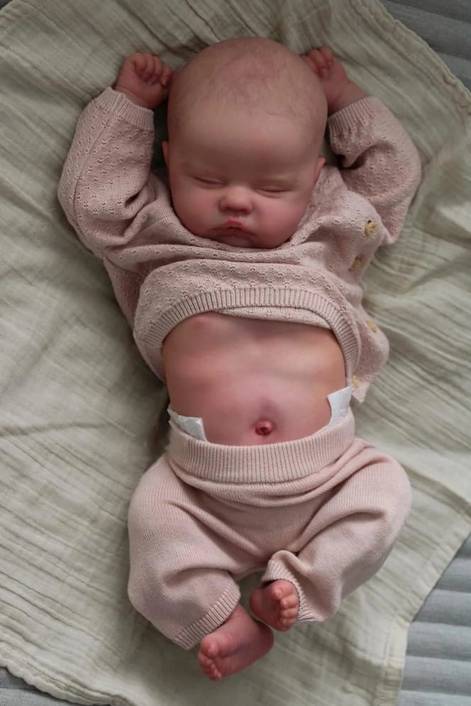 Quinbee Reborn Baby Doll - 19 inch Full Vinyl Ages 3+