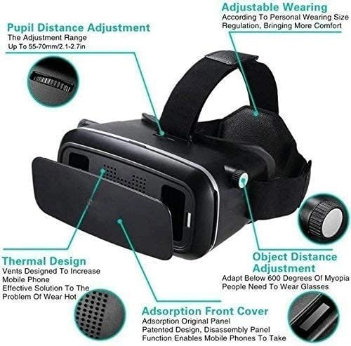 Virtual Reality Headset - Controller Gamepad Compatible with iOS Android Phones
