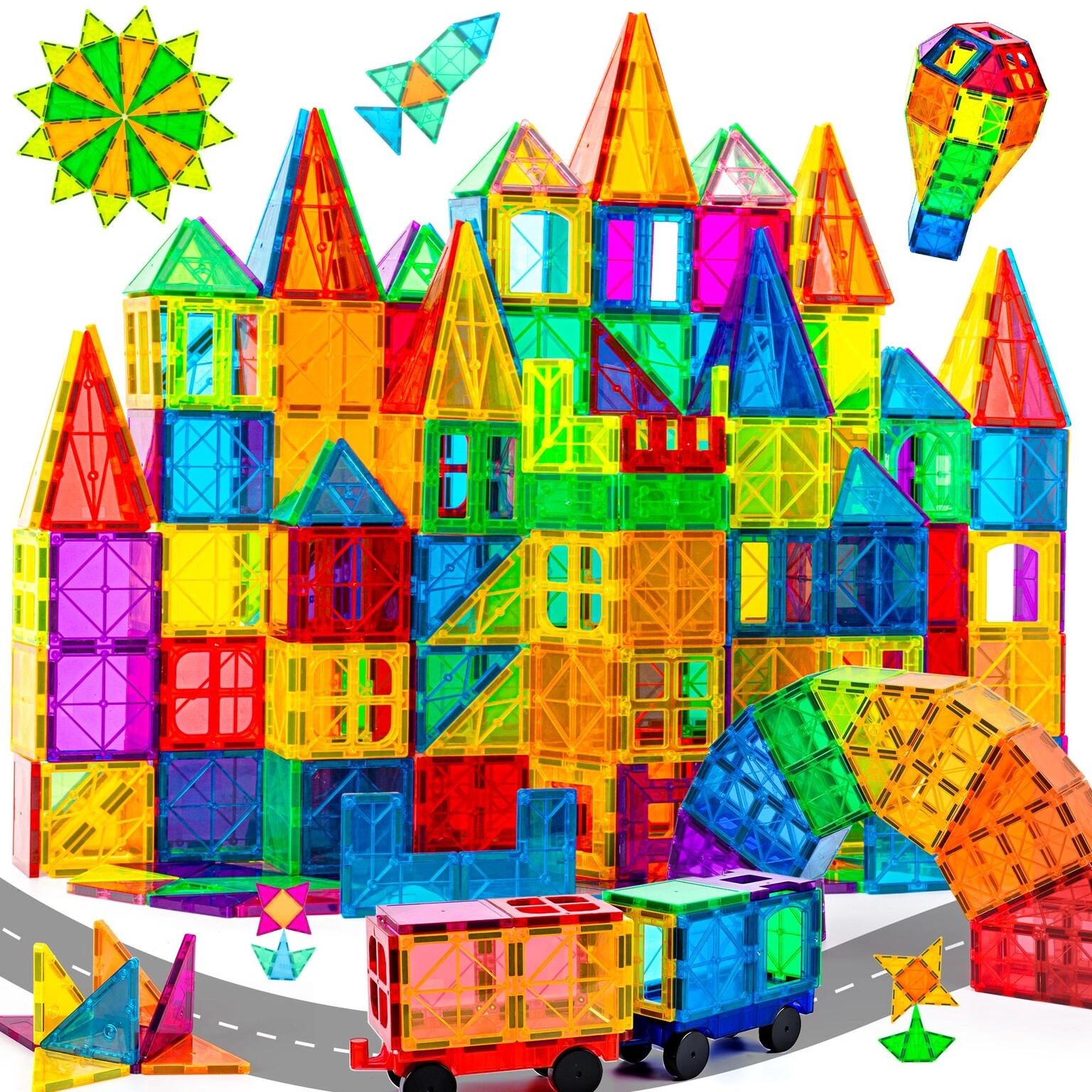cossy Magnet Tiles - 120 pcs