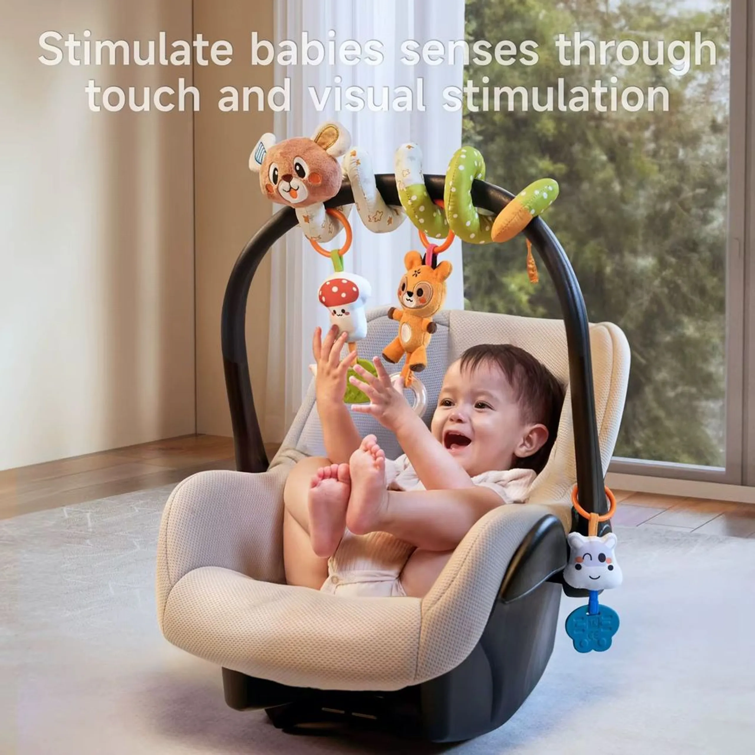 Baby Spiral Sensory Activity Toy - Suitable for 0 month and above