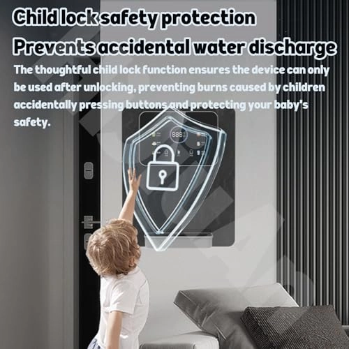 Wall-Mounted Water Dispenser - 2100W Instant Hot Water Five-level Temperature Control