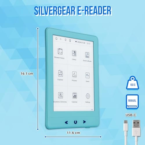 Ebook Reader - 6-inch 4GB