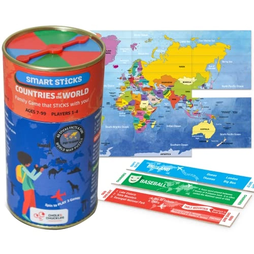 Smart Sticks + World Map Puzzle