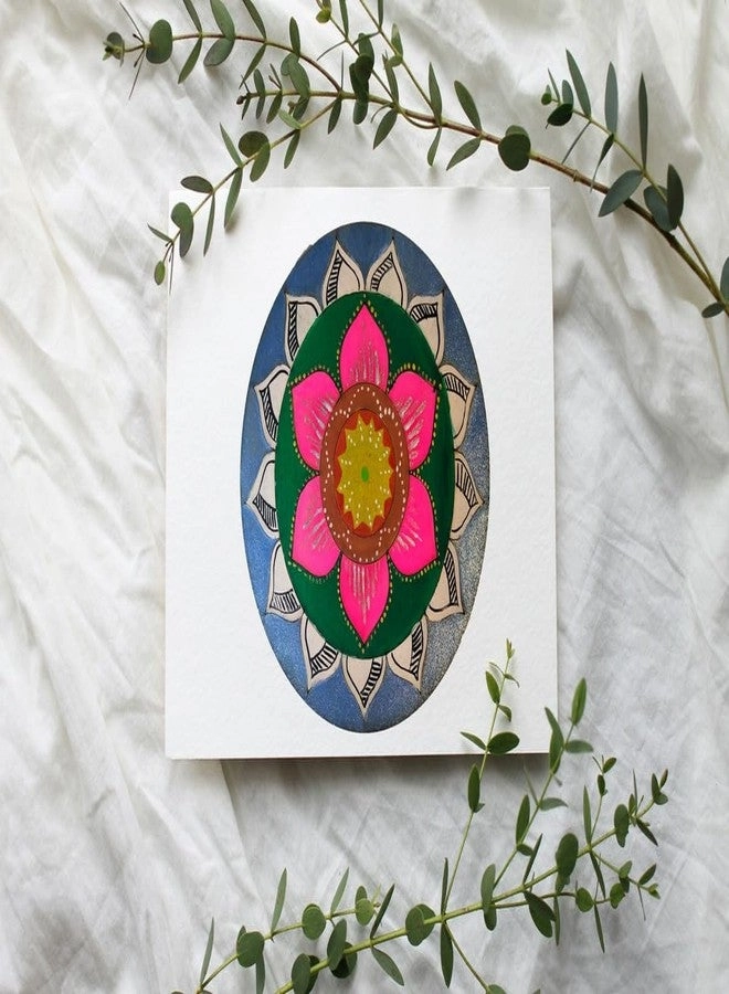 Mandala Craft Kit - Wall Décor 12 Shades Brushes