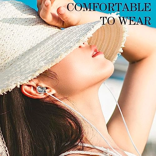 Half in Ear Headphones Wired Earbud