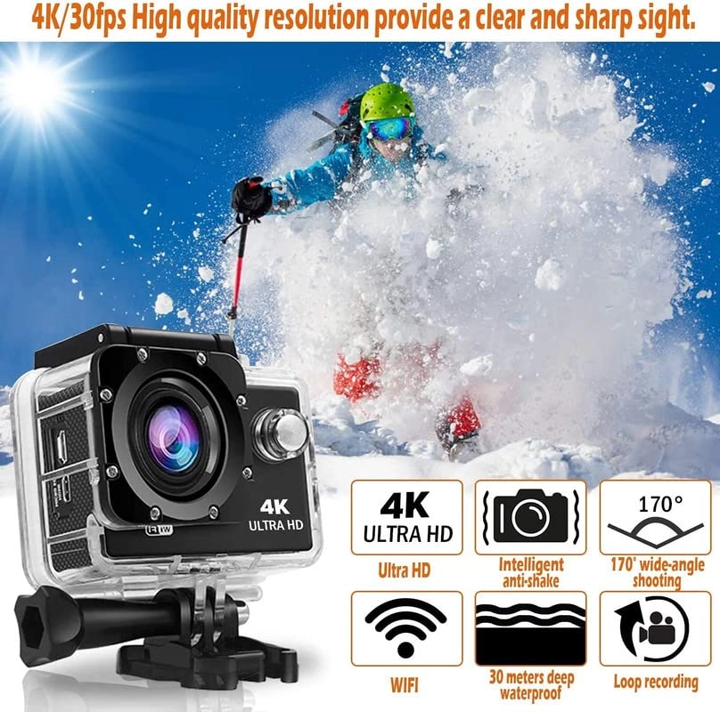 4K Action Camera - 120FPS