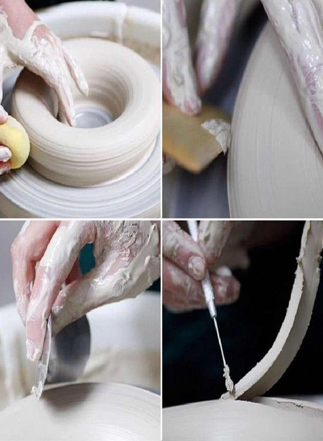 Natural AirDry Modeling Clay - 4540g + Pottery Sculpting Tool Set 40pcs.