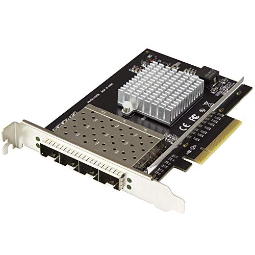 StarTech.com Quad Port 10G SFP Network Card - 10Gbps 4 SFP Ports