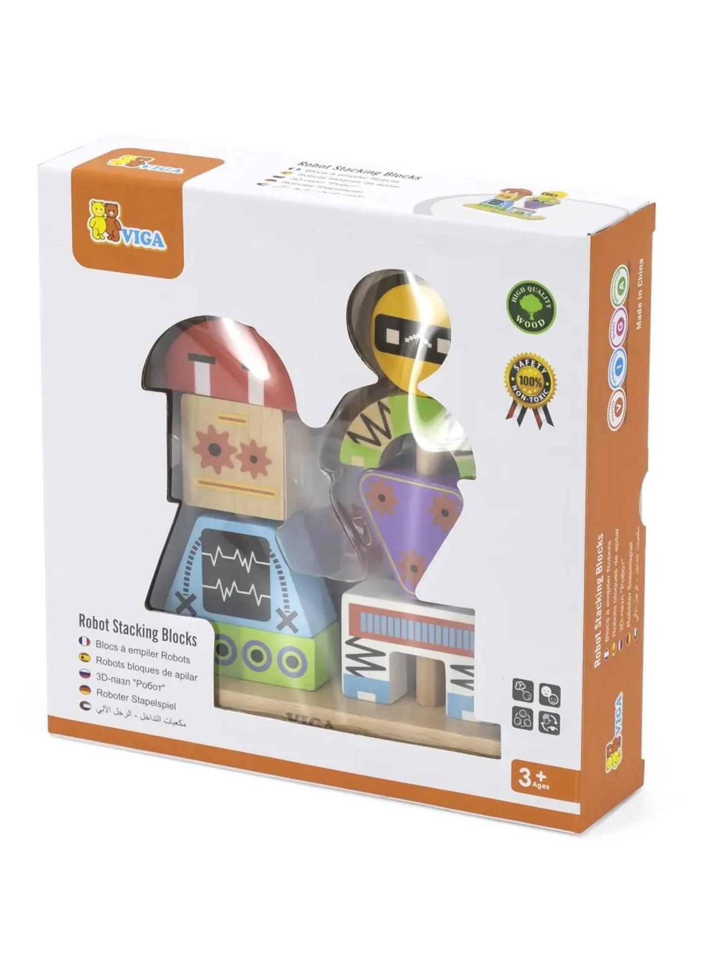 Robot Stacking Blocks - 8 pcs