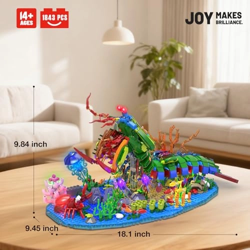 Mechanical Mantis Shrimp - 1843pcs