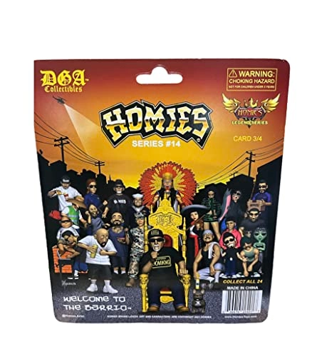 Homies Series #14 - 3 years and up Babycop, Gonzo, Marinero, Netbanger, Fishin Foo, Dabchelada 6
