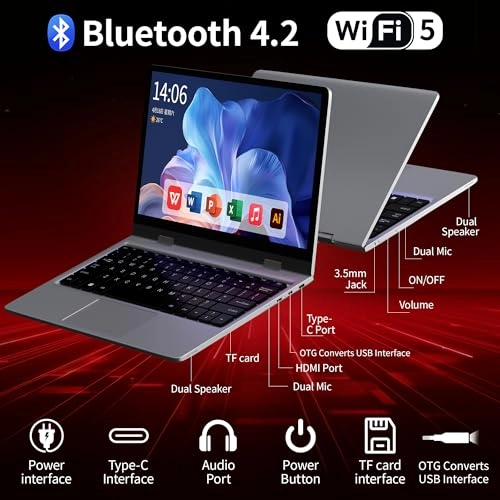 YOGA116 - 11.6'' N100 4GB DDR4 256GB SSD