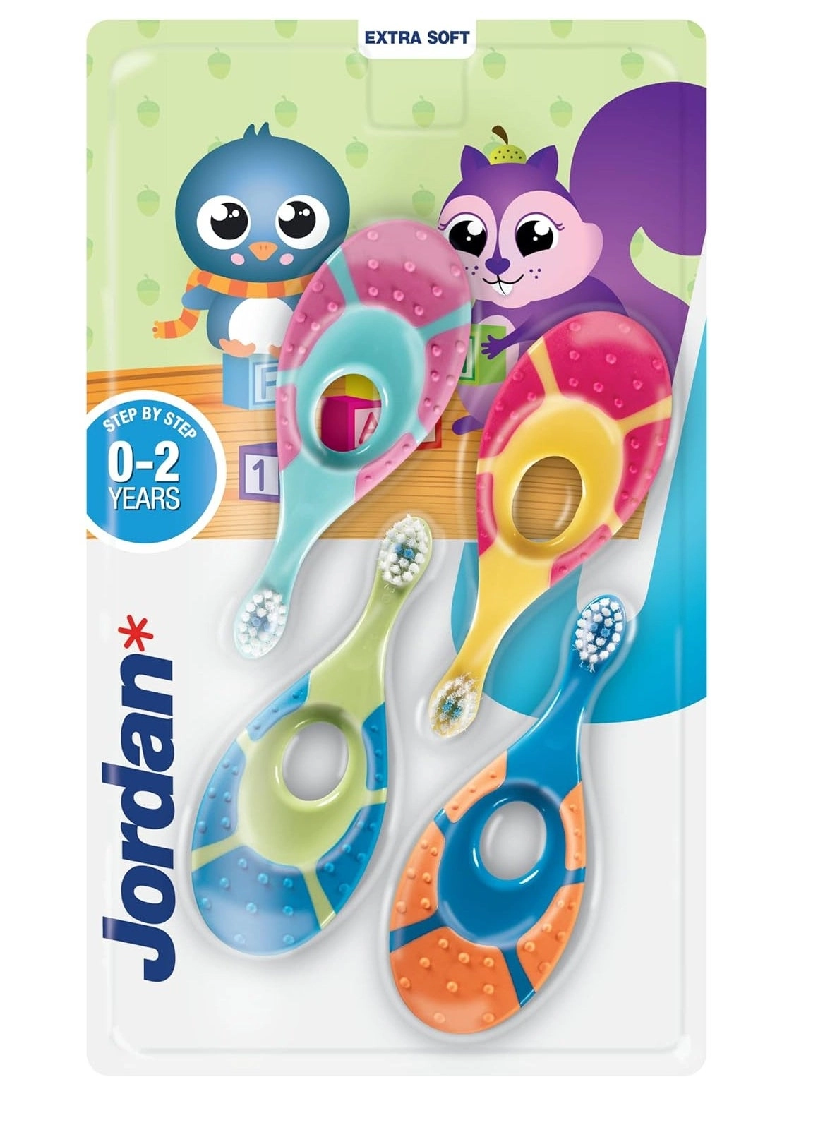 Step 1 Baby Toothbrush - Soft Bristles 4-Piece Pack
