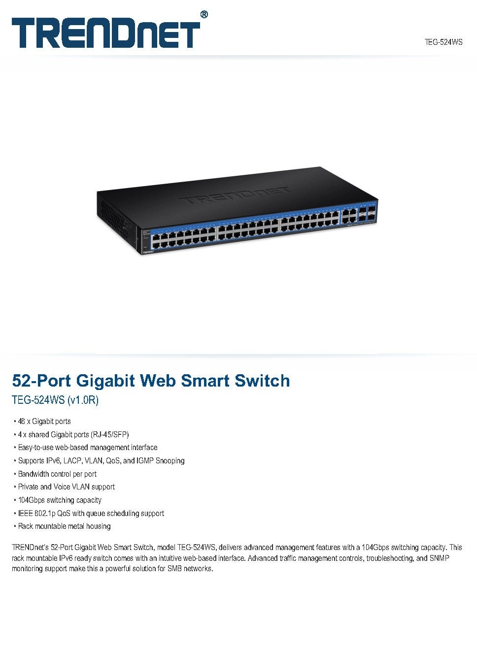 TEG-524WS 52-ports