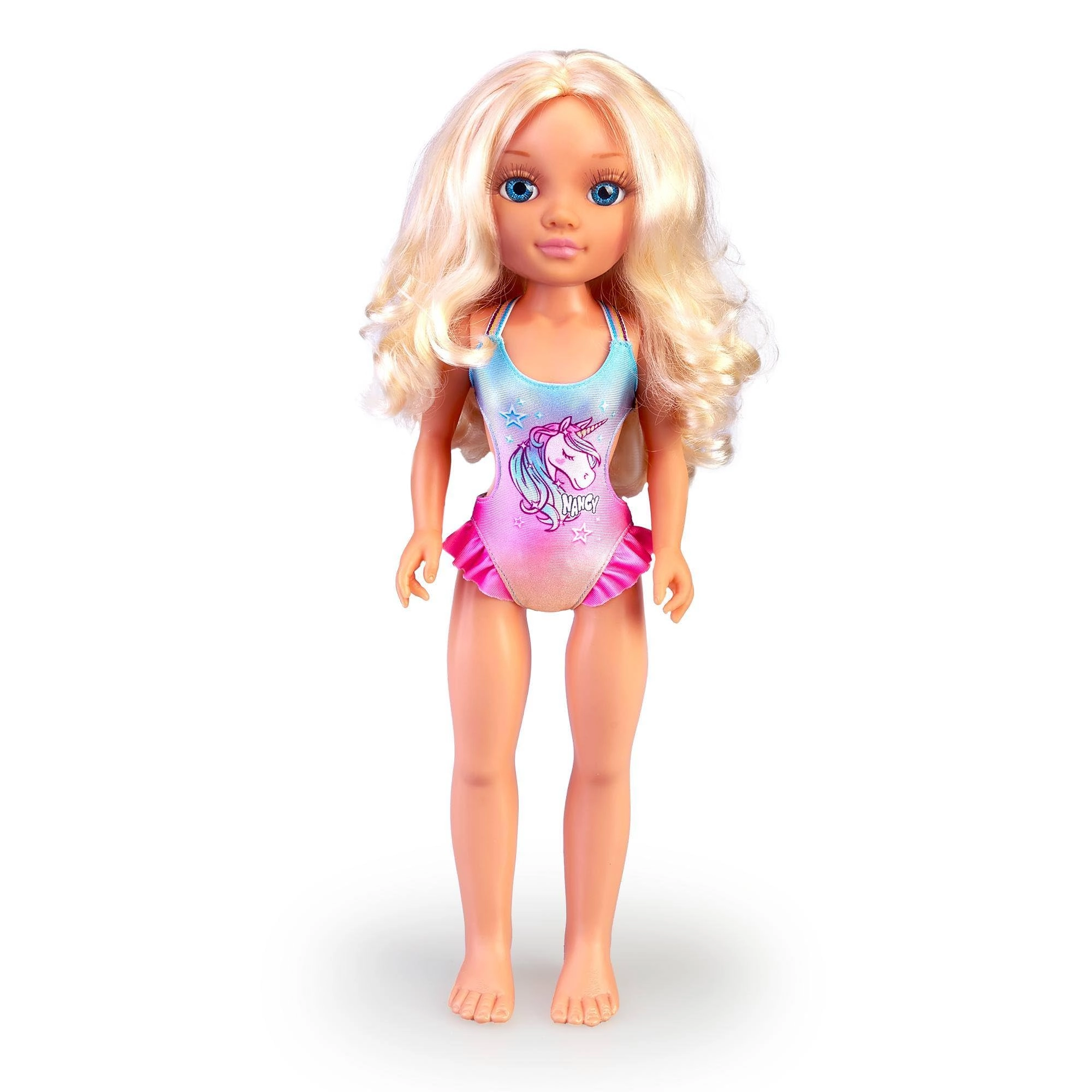 Famosa Nancy Fashion Doll - magic towel long blonde wavy hair Ages 3+