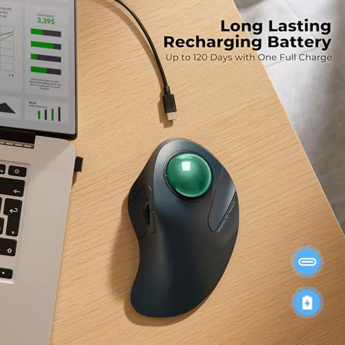 Trackball Mouse - Bluetooth USB