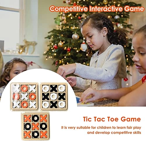Tic Tac Toe - Wooden 3 Pcs