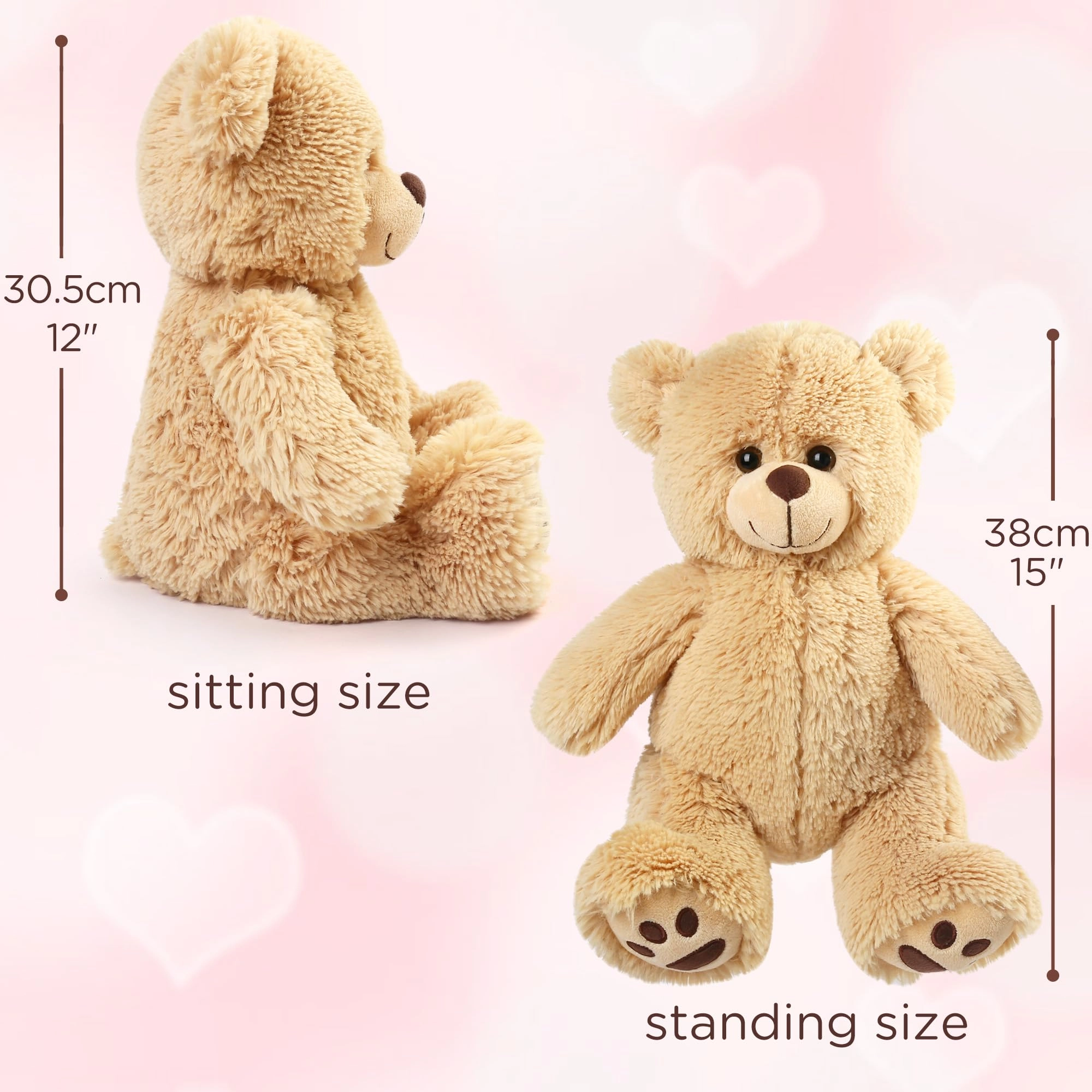 Teddy Bear - 14 inch Brown Plush