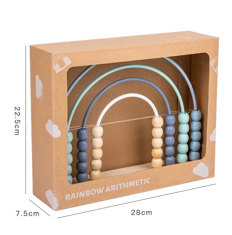 Wooden Rainbow Abacus