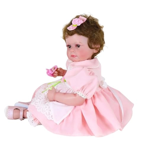 Reborn Baby Doll - 20 inch Vinyl Rooted Nyion Hair Ages 14+