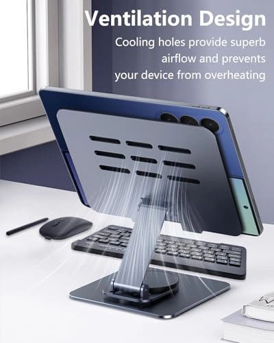 Bluetooth Wireless Keyboard - Mini Portable + Phone Stand Holder - Adjustable Foldable + Stylus Pen + Mouse