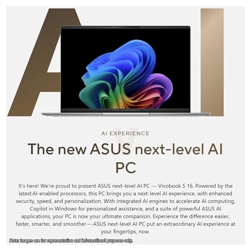 Vivobook S16 Copilot+ - 16'' Ryzen AI 9 365 32GB DDR5 2TB SSD