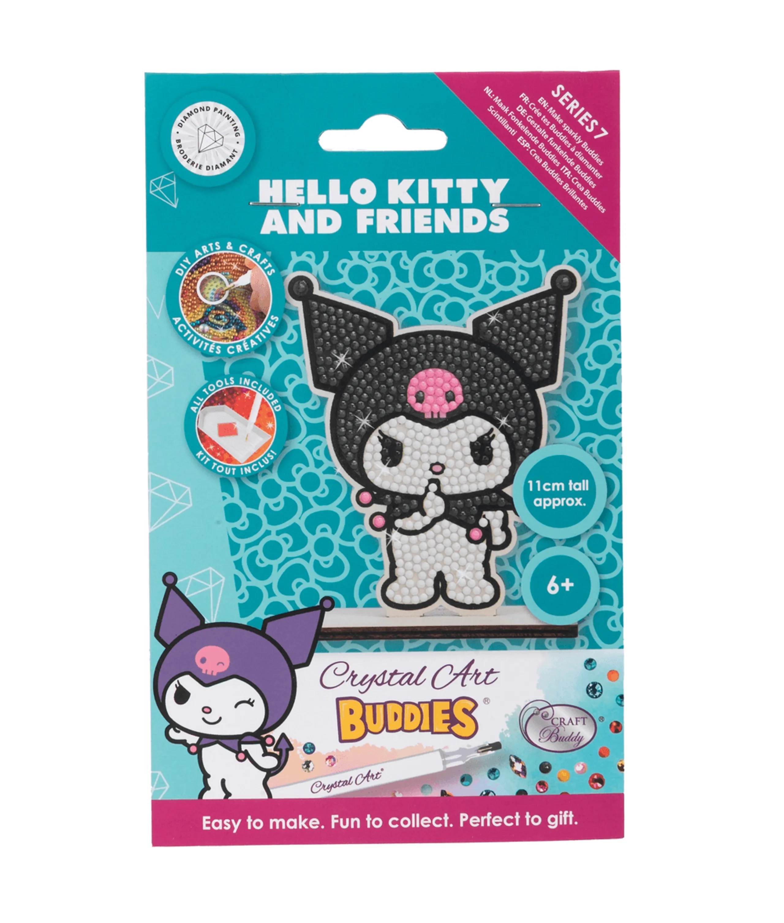 CRAFT Buddy Kuromi Crystal Art Buddy - 6+ years
