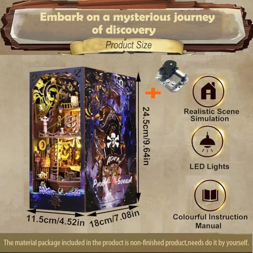 Magic House - 3D Mini Dollhouse Musical Movement