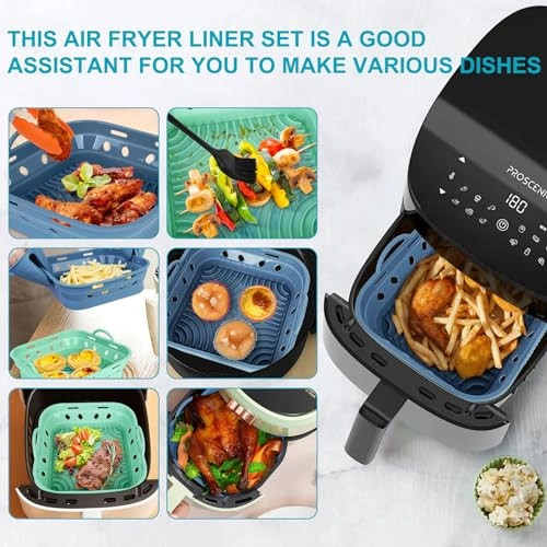 Silicone Air Fryer Liners - 2-Pack
