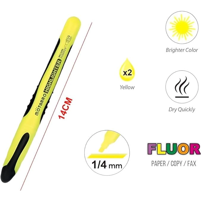Highlighter Set - Yellow 1/4mm