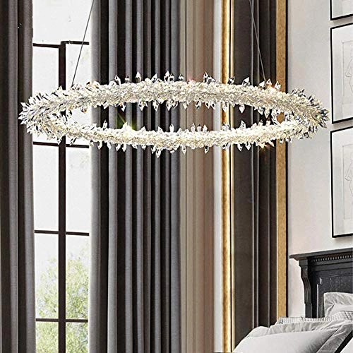 Crystal Glass Chandelier - LED Copper and crystal