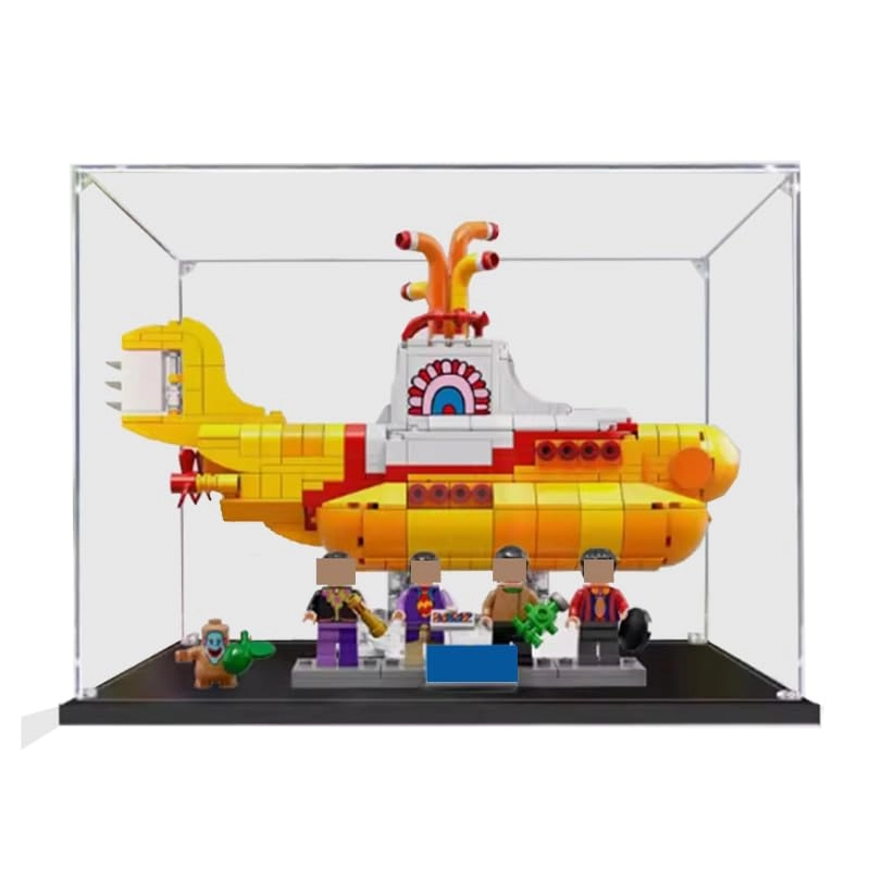 Acrylic Display Case (21306) - Clear Wood Bottom 11.81x7.87x9.84in.