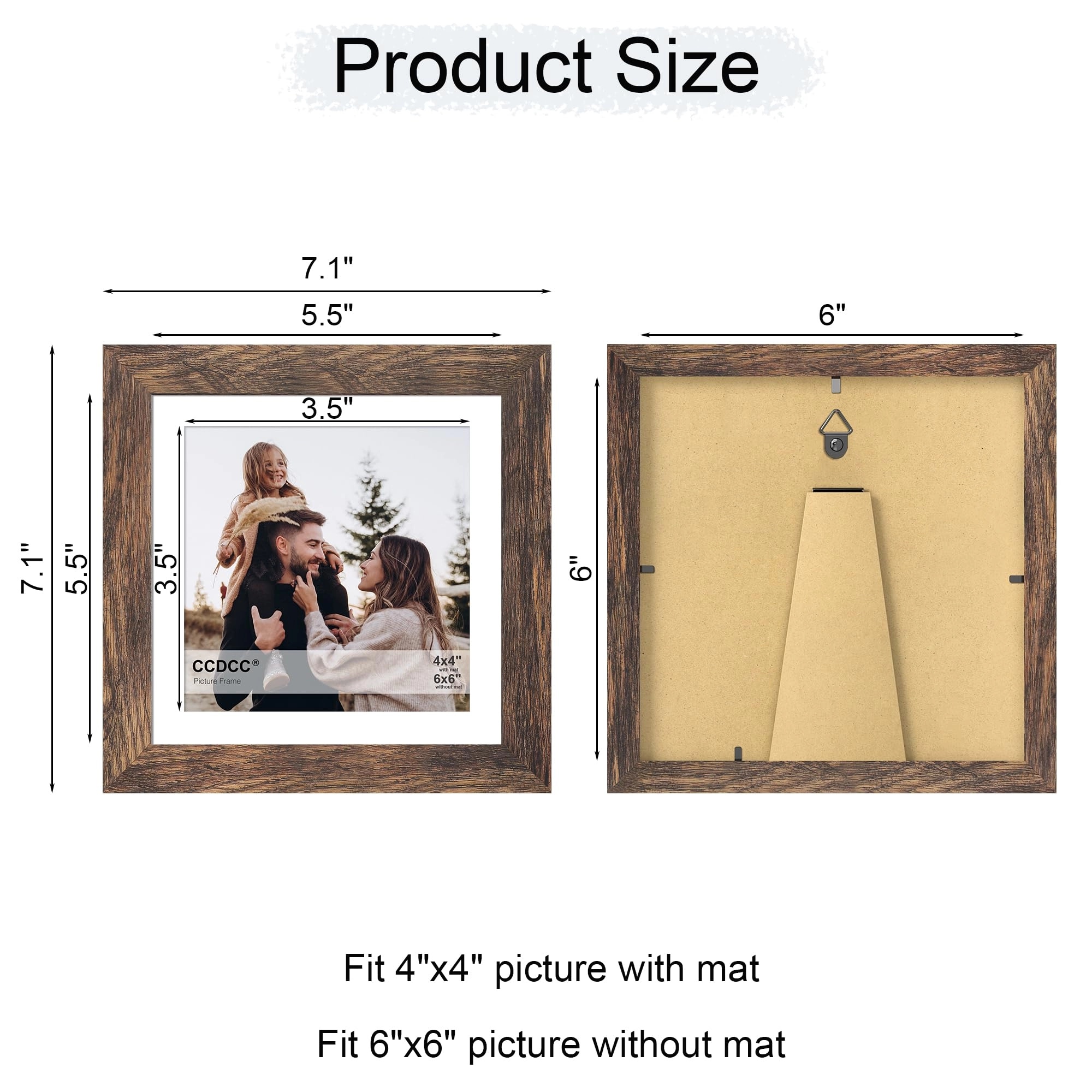 6x6 Picture Frame