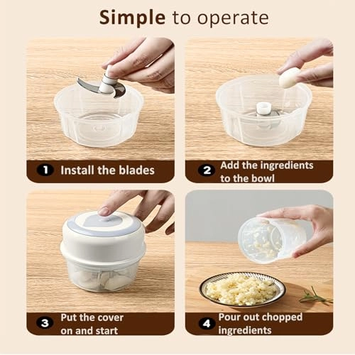 Mini Electric Chopper - 250 ML Type-C