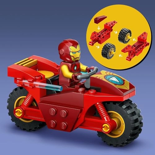 Marvel Iron Man with Bike and The Hulk (76287)