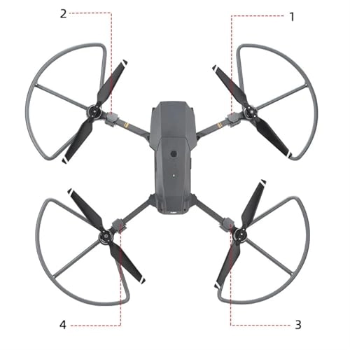 Height Extender Leg Propeller Guard - Quick Release White Guard