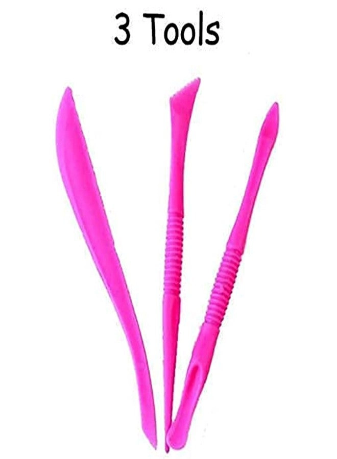 Bouncing Clay Colors Modeling Set - 3 Sculpting Tools Non-Toxic 24pcs.