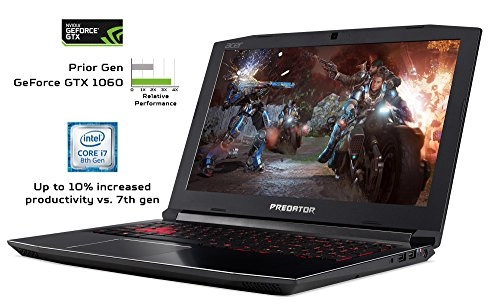 Predator Helios 300 - 15.6'' 256GB 16GB Core i7-8750H