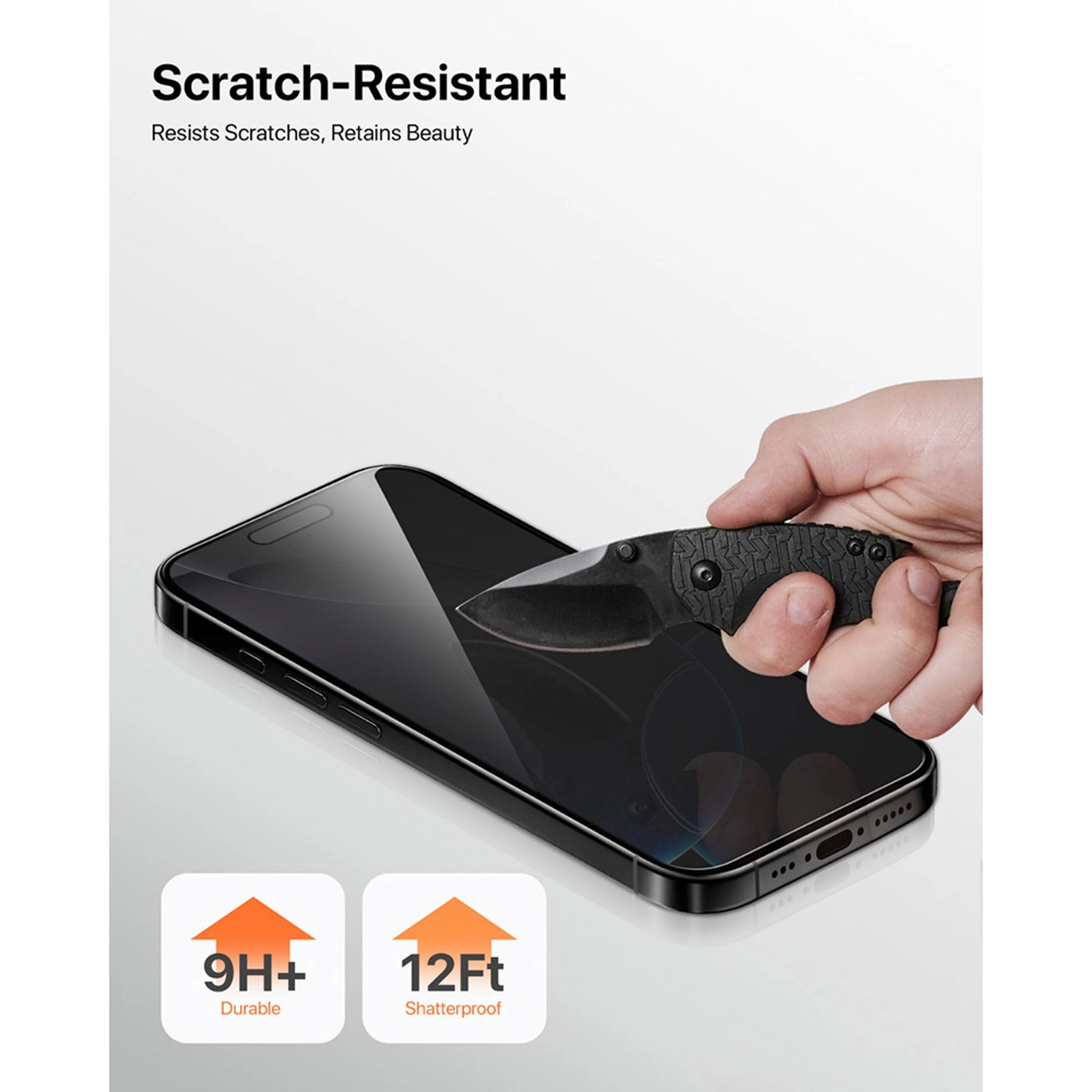 Privacy Tempered Glass - iPhone 17 Pro Edge-to-Edge