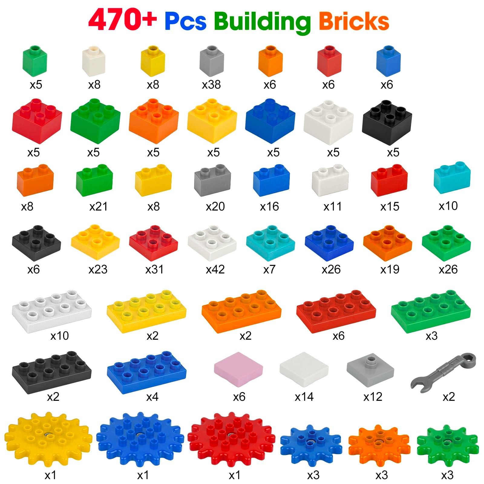 Customize Building Block Wall - 470+ pcs