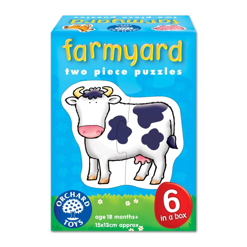 Orchard Toys FarmYard Puzzles - Suitable for 3 years to 6 years 6 pieces