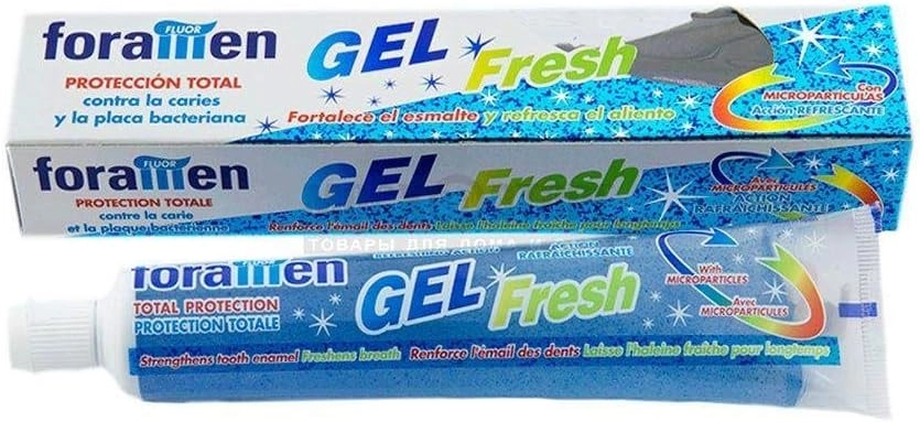 Foramen Toothpaste Gel Activated Charcoal Toothpaste Kids 75ml