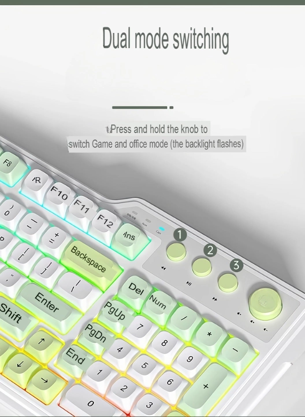 L1 Mechanical Feel Silent Keyboard - Wired/Wireless