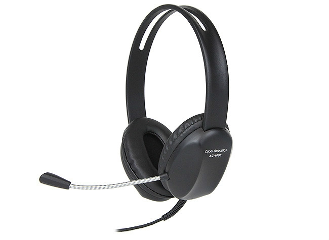 Cyber Acoustics AC-4000-Parent Wired Headset