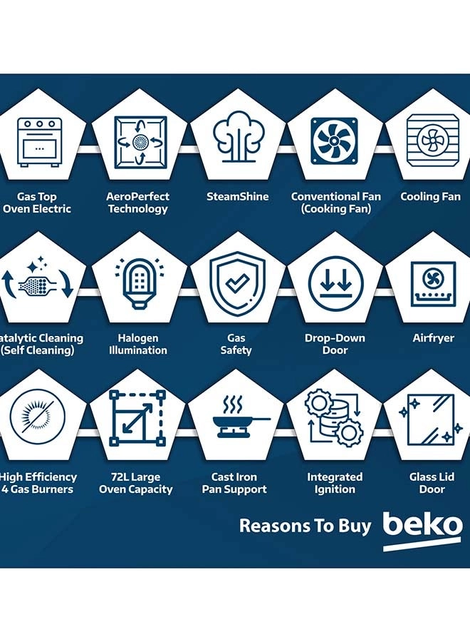 FBMT61331XCSL GAS Cooker