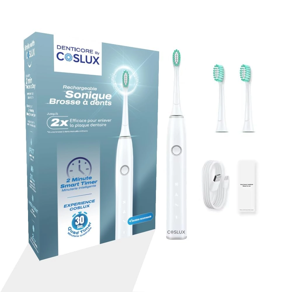COSLUX INC., CANADA Sonic Pro - 14,000 Micro-Brushes/Min IPX7 Waterproof 30 Days Battery Life